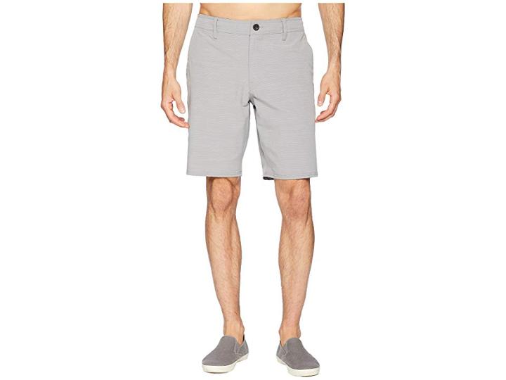 O'neill Locked Slub Hybrid Series Boardshorts (light Grey) Men's Swimwear