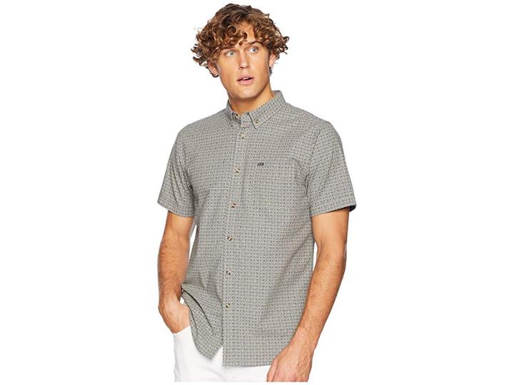 Rip Curl Twenty Two Short Sleeve Shirt (blue) Men's Clothing