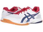 Asics Gel-rocket 8 (white/deep Ocean) Men's Volleyball Shoes