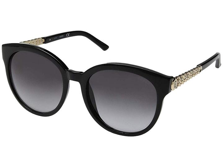 Guess Gf6078 (shiny Black/gradient Smoke) Fashion Sunglasses