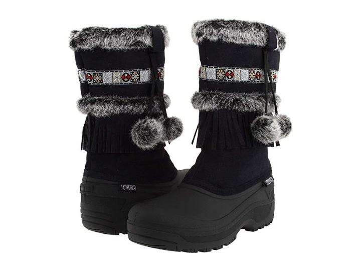 Tundra Boots Nevada (black) Women's Cold Weather Boots