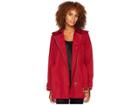 Michael Michael Kors Zip Front Trench (maroon) Women's Coat