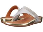 Fitflop Banda Micro-crystal Toe Posttm (pale Gold) Women's  Shoes