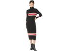 Free People Sport Stripe Midi Dress (black) Women's Dress
