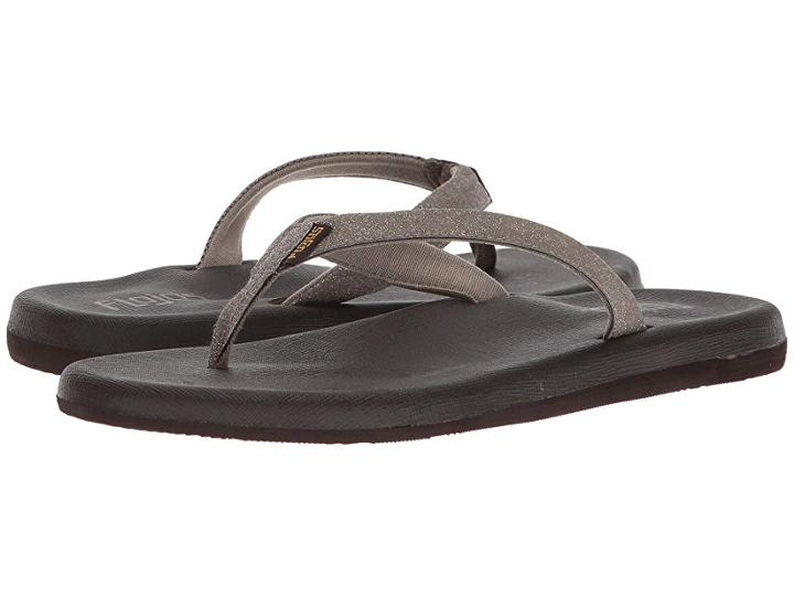 Flojos Campbell (bronze) Women's Toe Open Shoes