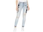 Juicy Couture Denim Embellished Secret Garden Skinny Jeans (presley Wash) Women's Jeans