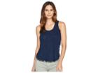 B Collection By Bobeau Lila Knit Tank Top With Pom Pom Trim (ink) Women's Sleeveless