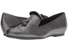Munro Tallie (black Graphite Leather) Women's Slippers