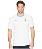 Puma Uruguay Away Replica Shirt (puma White/silver Lake Blue) Men's Clothing