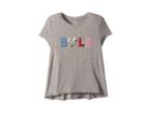 Kate Spade New York Kids Bold Tee (little Kids/big Kids) (heather Grey) Girl's T Shirt