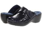 Softwalk Memphis (navy Denim Burnished Veg Kid Leather) Women's Clog Shoes