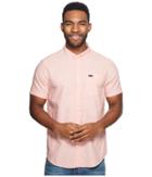 Rvca That'll Do Oxford Short Sleeve Woven (terracotta) Men's Short Sleeve Button Up