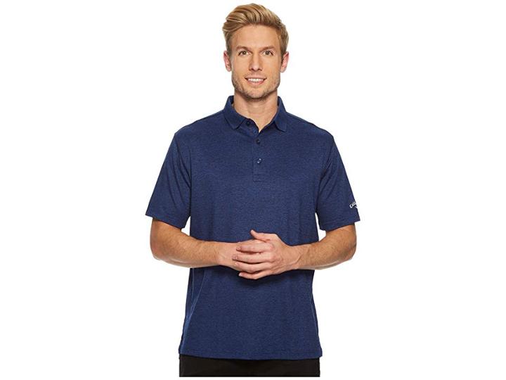 Callaway Extra Soft Heather Polo (blueprint Heather) Men's Clothing