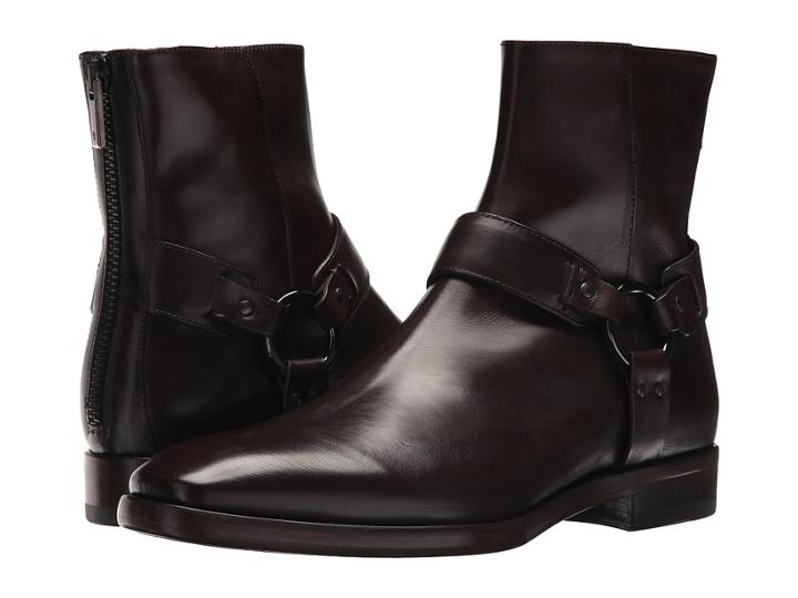Frye Wright Harness (dark Brown) Men's Shoes