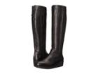 Johnston & Murphy Darcy Tall Boot (black Waterproof Leather) Women's Pull-on Boots