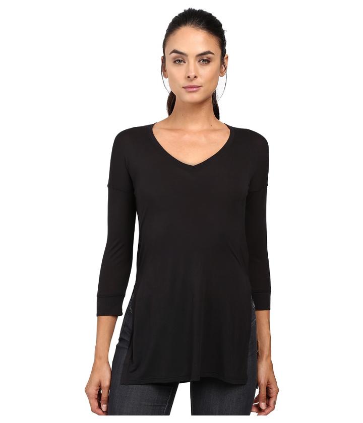 The North Face Nueva 3/4 Tunic (tnf Black (prior Season)) Women's Long Sleeve Pullover