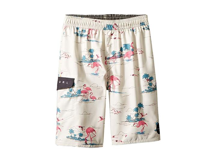 Rip Curl Kids Bocas Volley Boardshorts (big Kids) (stone) Boy's Swimwear