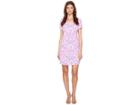 Lilly Pulitzer Upf 50+ Tammy Dress (amethyst Beach Bathers) Women's Dress