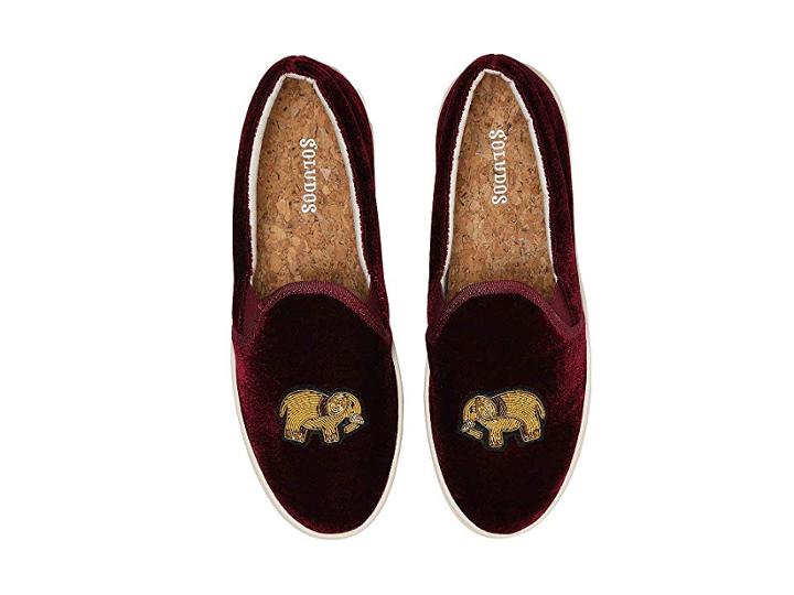Soludos Metalwork Elephant Sneaker (sangria) Women's Shoes