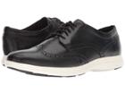 Cole Haan Grand Tour Wing Ox (black Leather/ivory) Men's Lace Up Wing Tip Shoes