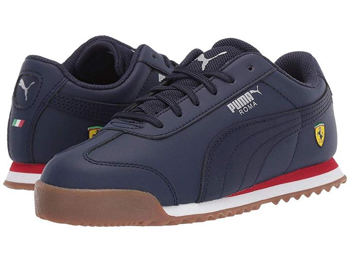 Puma Kids Ferrari Roma (little Kid) (peacoat/peacoat) Boys Shoes