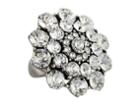 Oscar De La Renta Jeweled Ring (crystal/silver) Ring