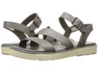 Timberland Bailey Park Asymmetric Y-strap (medium Grey Full Grain) Women's Sandals