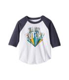 Chaser Kids Vintage Jersey I'm The Future Tee (toddler/little Kids) (white/avalon) Boy's T Shirt