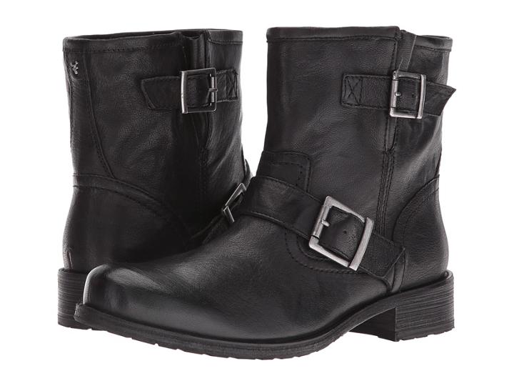 Trask Brenna (black Italian Sheepskin) Women's Flat Shoes