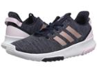 Adidas Kids Cloudfoam Racer Tr (little Kid/big Kid) (legend Ink/vapor Grey Metallic/aero Pink) Kids Shoes