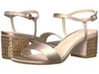 Pelle Moda Alicia (platinum Gold Satin) Women's Shoes