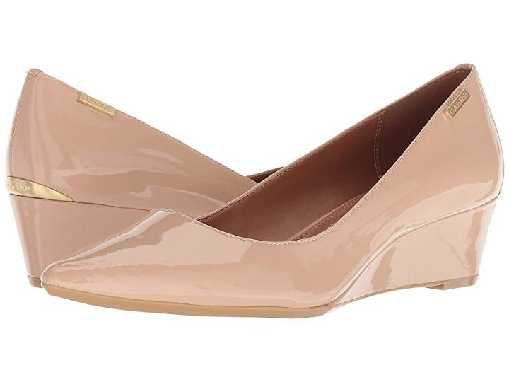 Calvin Klein Germina (desert Sand Patent) Women's Shoes