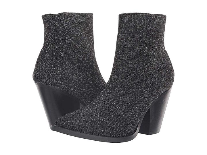 Jane And The Shoe Kalista (black/silver Stretch) Women's Boots