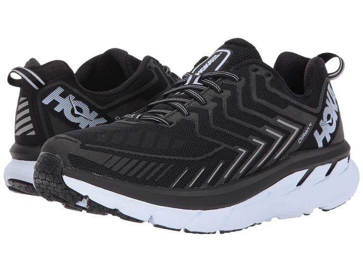 Hoka One One Clifton 4 (black/white) Women's Running Shoes