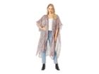 Bcbgeneration Kaleidoscope Floral Ruffle Duster (rose) Women's Clothing