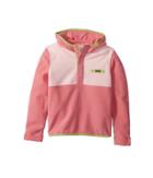 Columbia Kids Mountain Side Fleece Hoodie (little Kids/big Kids) (lollipop Heather/cherry Blossom/green Glow) Girl's Sweatshirt