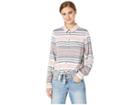 Roxy Emerald Earth Shirt (desert Sand/nautical Stripes) Women's Clothing