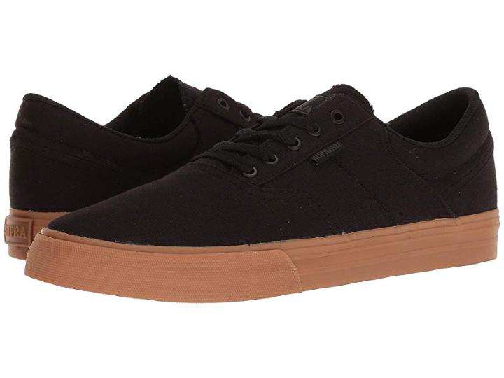 Supra Cobalt (black/light Gum) Men's Skate Shoes