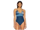 Carve Designs Dahlia One-piece (indigo Shade) Women's Swimsuits One Piece