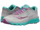 Saucony Kinvara 8 (grey/teal/purple) Women's Shoes