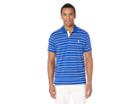 U.s. Polo Assn. Slim Fit Fine Stripe Polo (cobalt Blue) Men's Clothing
