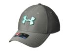 Under Armour Blitzing 3.0 Cap (charcoal/black/green Malachite) Baseball Caps