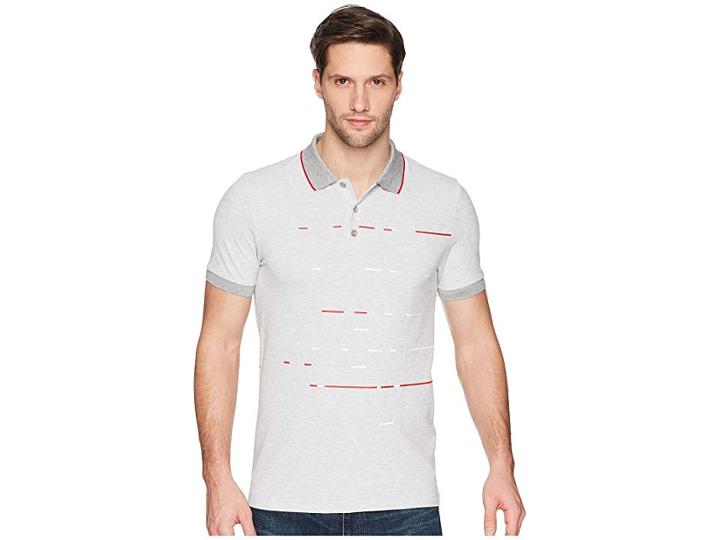 Boss Hugo Boss Paule 6 10191500 01 (grey) Men's Short Sleeve Knit