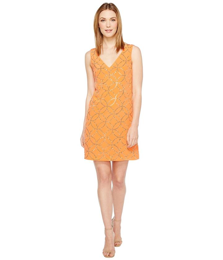 Trina Turk Sally Dress (orange Spritzer) Women's Dress