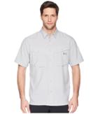 Under Armour Ua Tide Chaser Short Sleeve Shirt (overcast Gray/graphite) Men's Short Sleeve Button Up