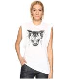 Dsquared2 Renny Fit Cat Muscle T-shirt (white) Women's T Shirt