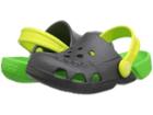 Crocs Kids Electro (toddler/little Kid) (graphite/neon Green) Kids Shoes