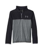 Under Armour Kids Threadborne 1/4 Zip (big Kids) (black/black/graphite) Boy's Sweatshirt