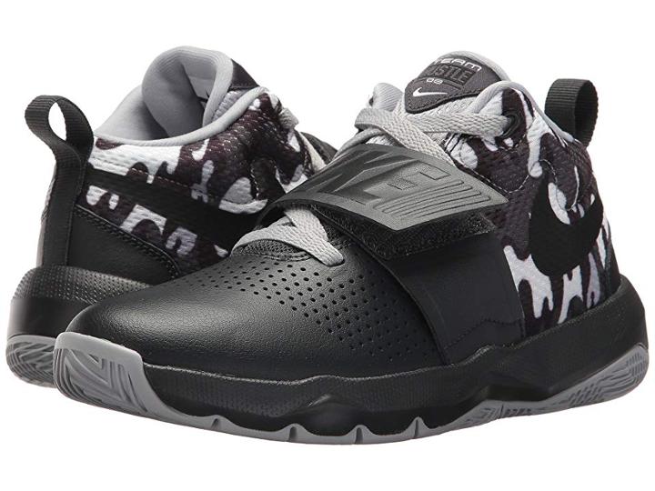 Nike Kids Hustle D 8 Camo (big Kid) (anthracite/black/white/wolf Grey) Boys Shoes