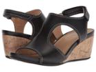 Naturalizer Cinda (black Leather) Women's Wedge Shoes